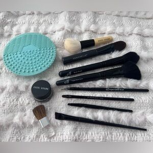 Assorted Makeup and Brushes Lot